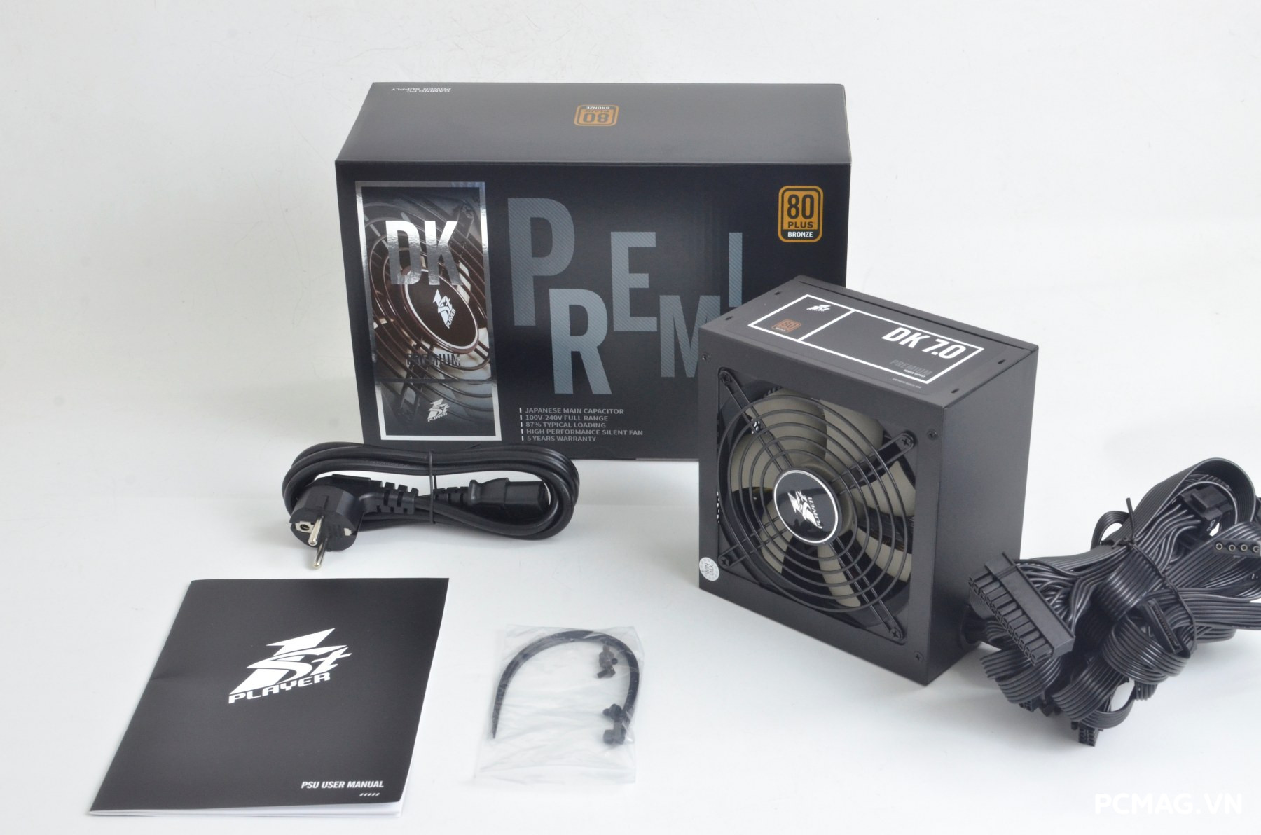 Đánh giá Nguồn 1ST PLAYER DK Premium Bronze 7.0 700W