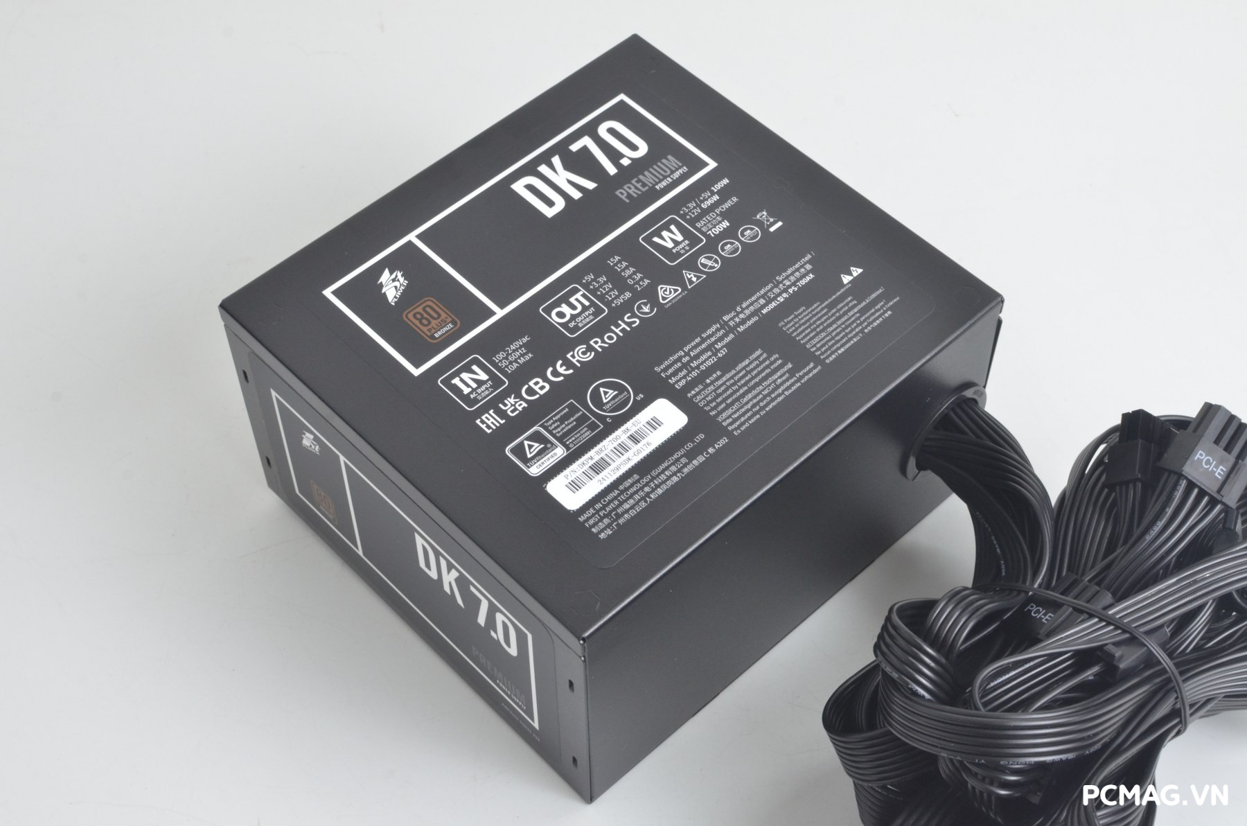 Đánh giá Nguồn 1ST PLAYER DK Premium Bronze 7.0 700W