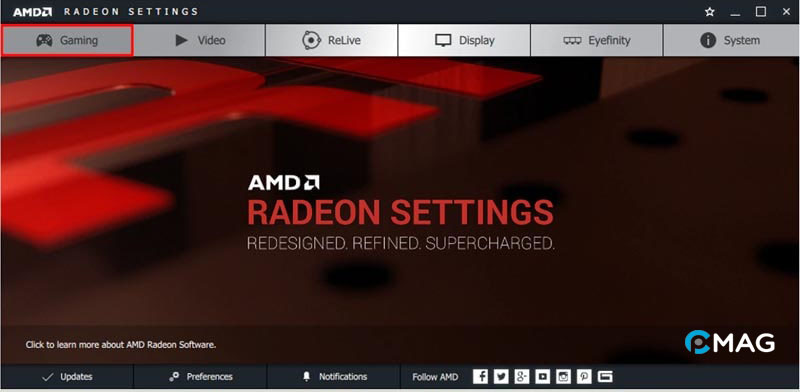 Cách bật AMD Frame Rate Target Control