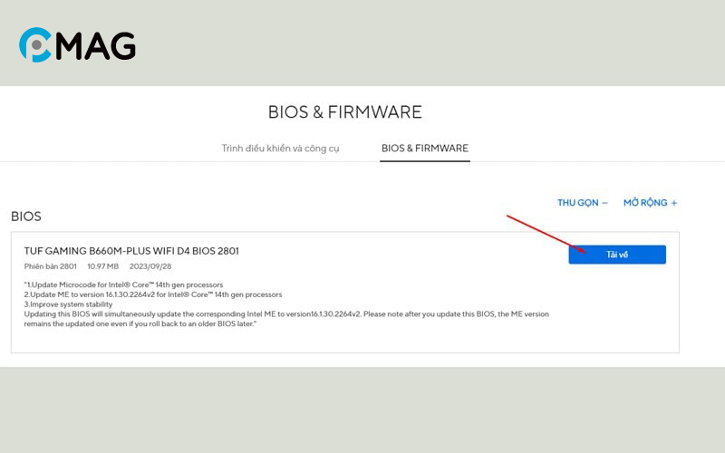 Hướng dẫn cách cập nhật BIOS