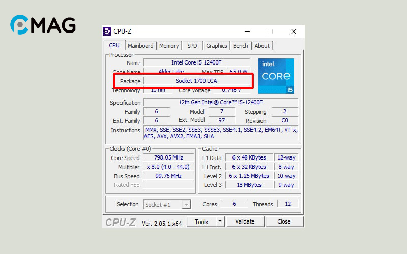 Hướng dẫn kiểm tra socket CPU trên Windows