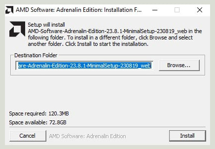 Update AMD Graphics Driver