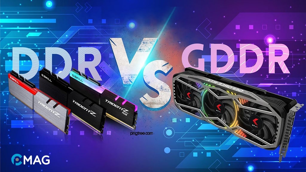 Sự khác bệt giữa GDDR RAM và DDR RAM