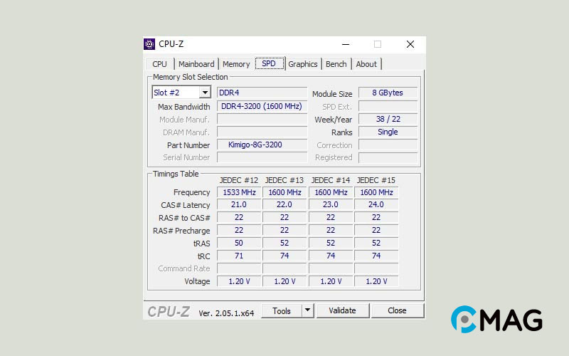 Cách kiểm tra SPD RAM Speed