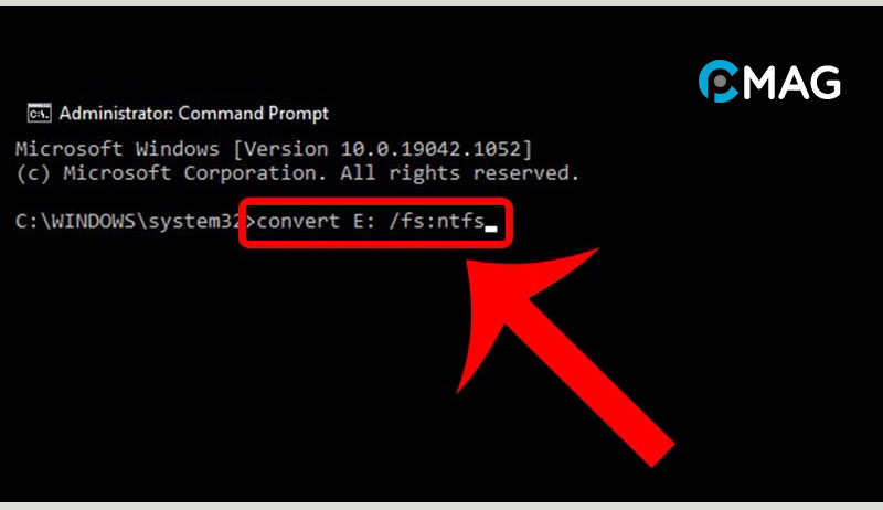 Thông qua Command Prompt