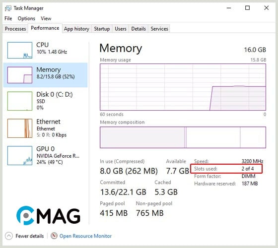 Thông qua Task Manager