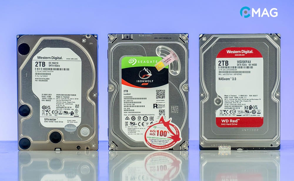 Các loại ổ cứng HDD phổ biến