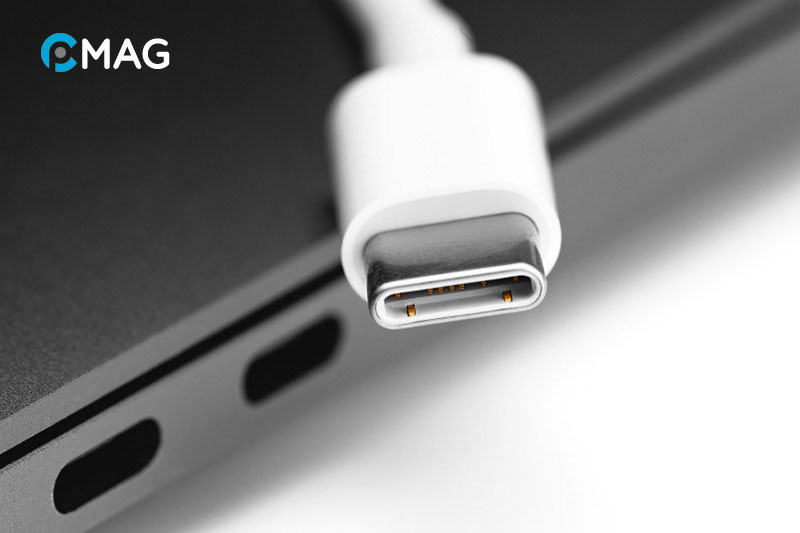 Cổng USB Type C được trang bị trên laptop