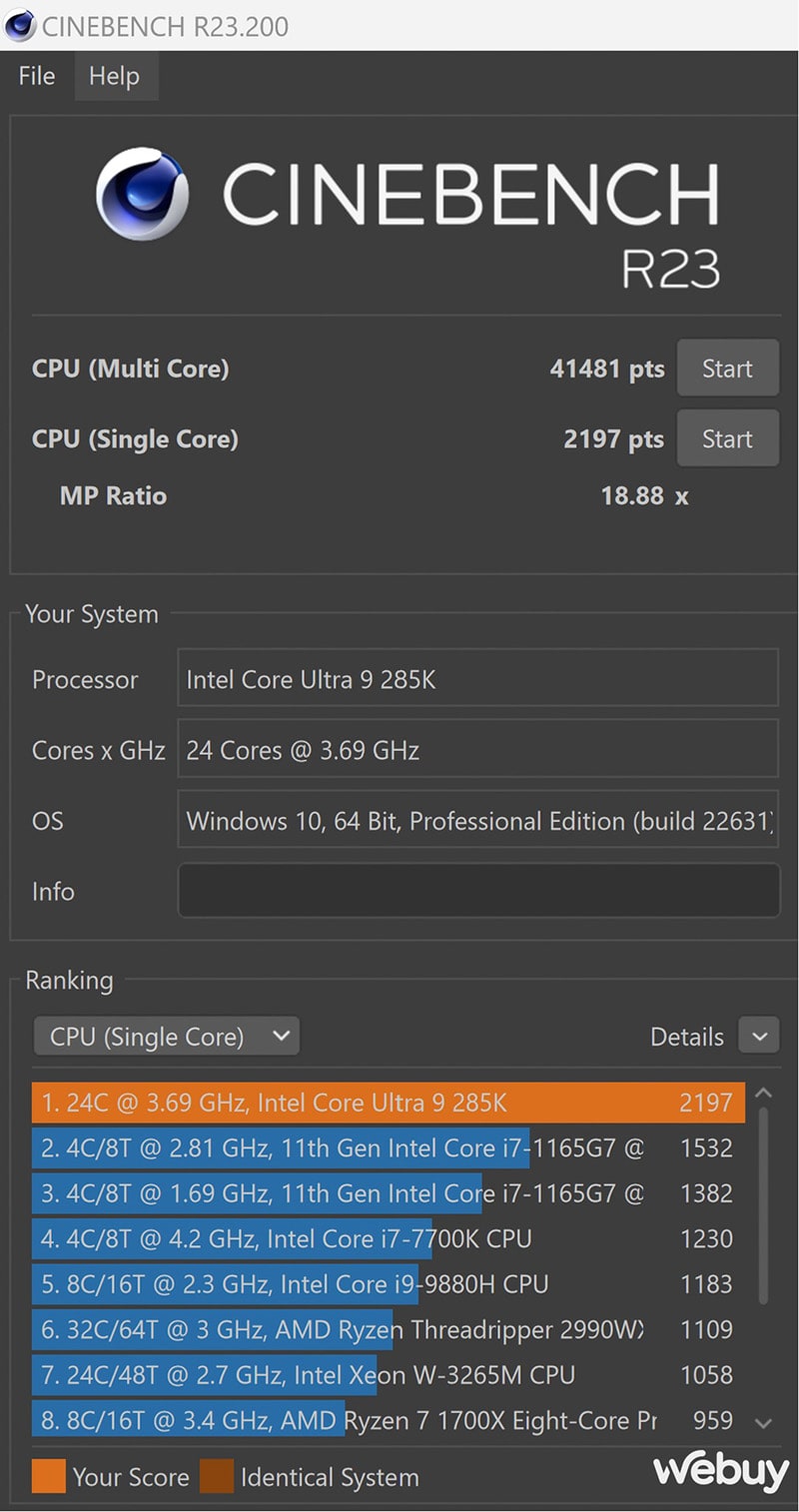 Đánh giá Intel Core Ultra 9 285K