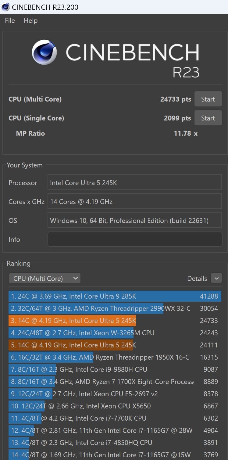 Đánh giá Intel Core Ultra 5 245K