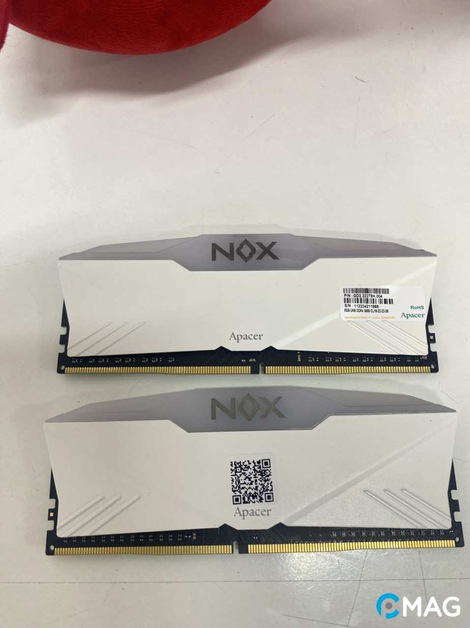APACER NOX RGB 2x8GB 3600MHz White