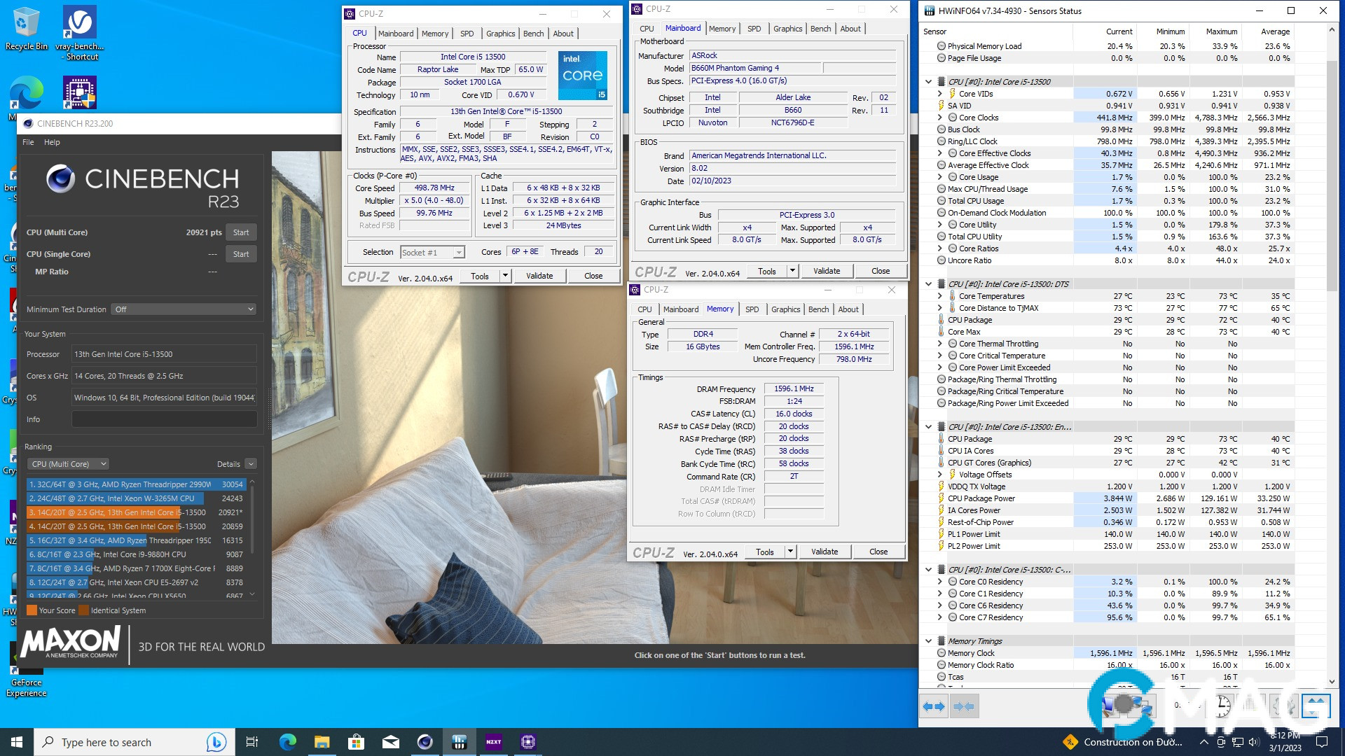 Đánh giá ASRock B660M Phantom Gaming 4 – Bo mạch chủ “quốc dân” chạy tốt Core I5-13500