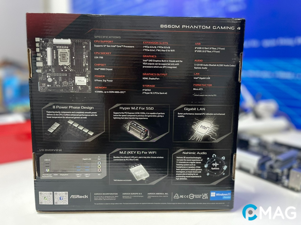 Đánh giá ASRock B660M Phantom Gaming 4 – Bo mạch chủ “quốc dân” chạy tốt Core I5-13500