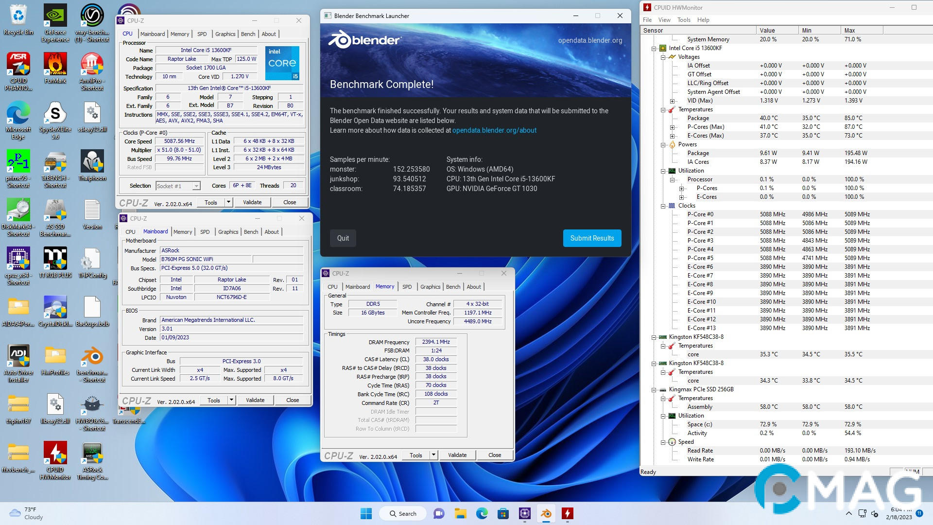 Đánh giá ASRock B760M PG SONIC WiFi – Bo mạch chủ độc, lạ, hiệu năng mang lại đáng gờm