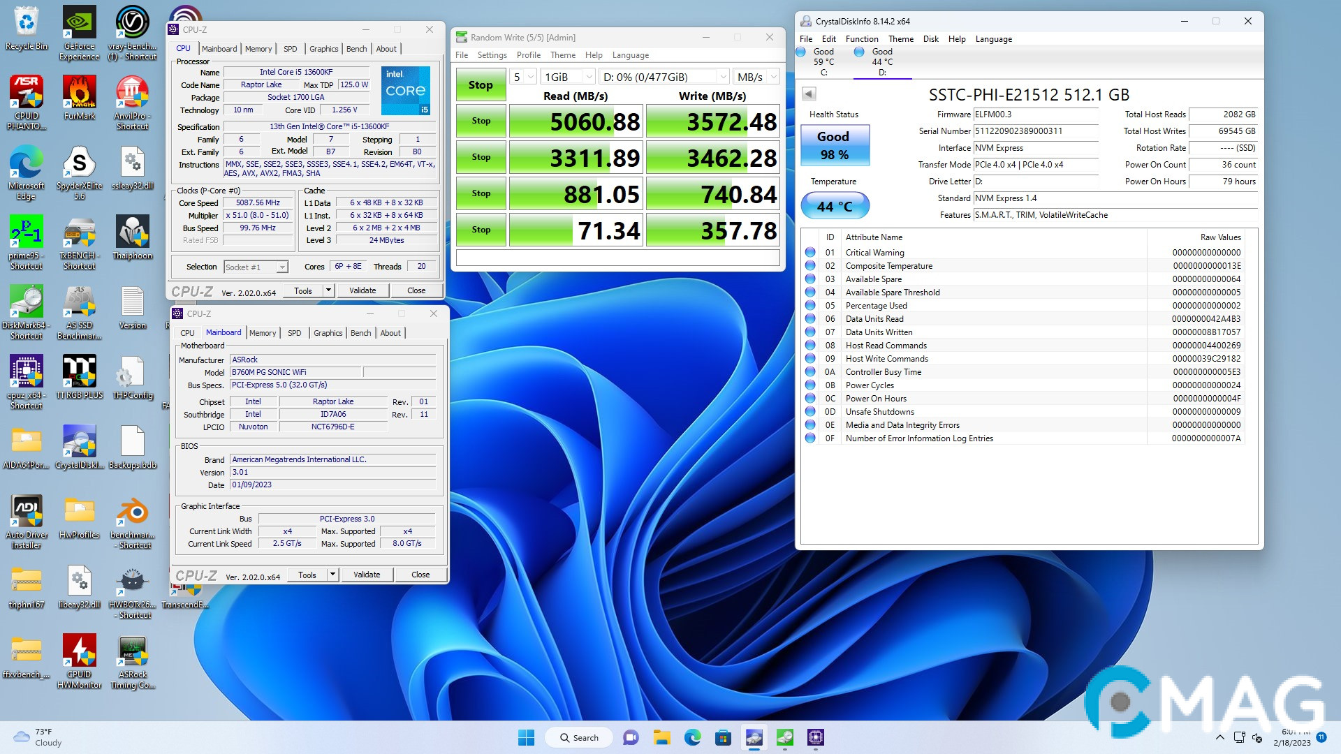 Đánh giá ASRock B760M PG SONIC WiFi – Bo mạch chủ độc, lạ, hiệu năng mang lại đáng gờm