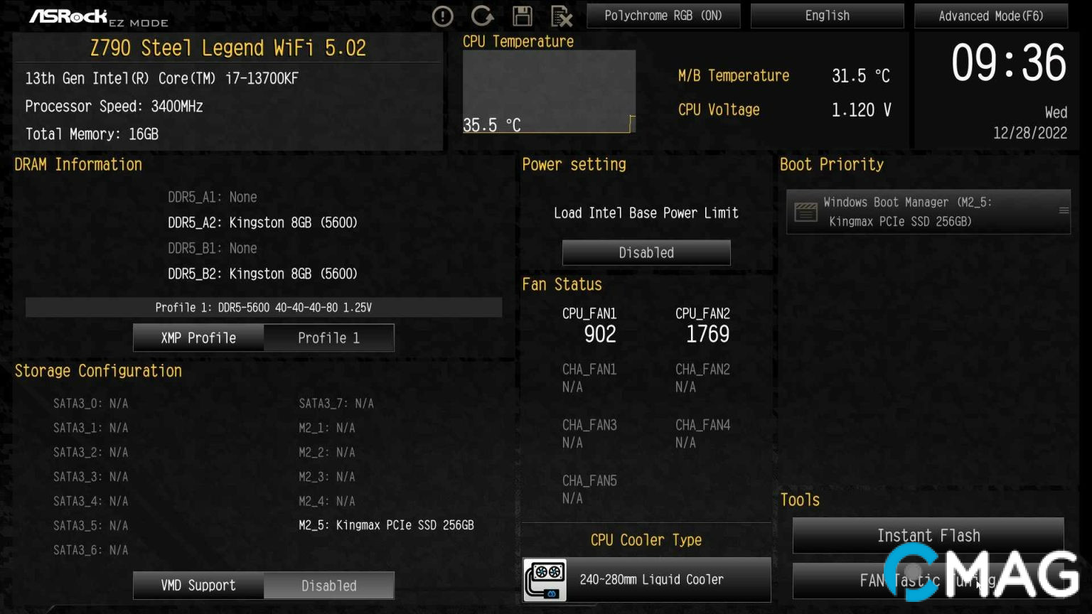 asrock-z790-steel-legend-wifi-13-1 Đánh giá ASRock Z790 Steel Legend WiFI – Bản nâng cấp và hoàn thiện hơn so với tiền bối Z690