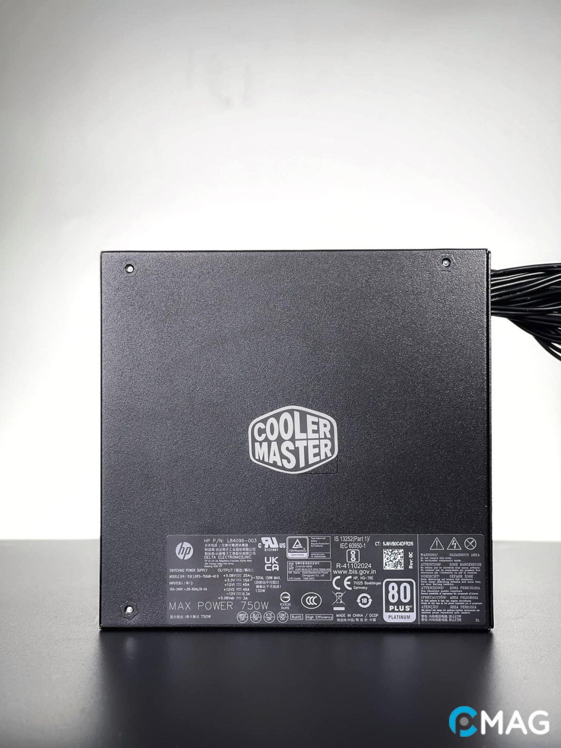 Đánh giá bộ nguồn COOLER MASTER (HP OMEN) DPS 750AB 40D – Nguồn Platinum chất lượng nhưng mức giá chỉ ngang Bronze