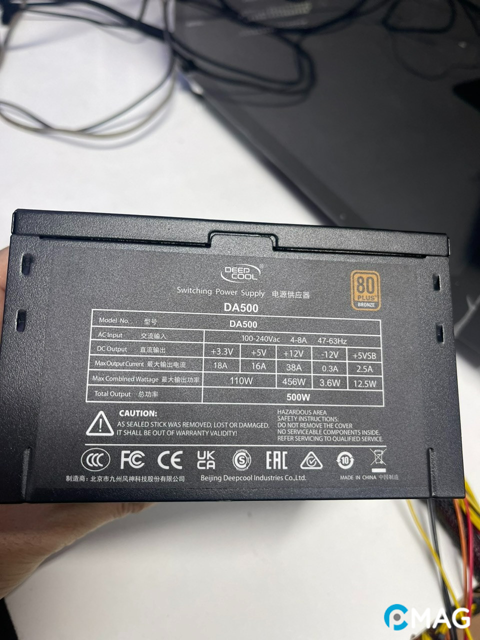 Đánh giá bộ nguồn DeepCool DA500 – Hiệu suất Bronze nhưng chỉ có 900K