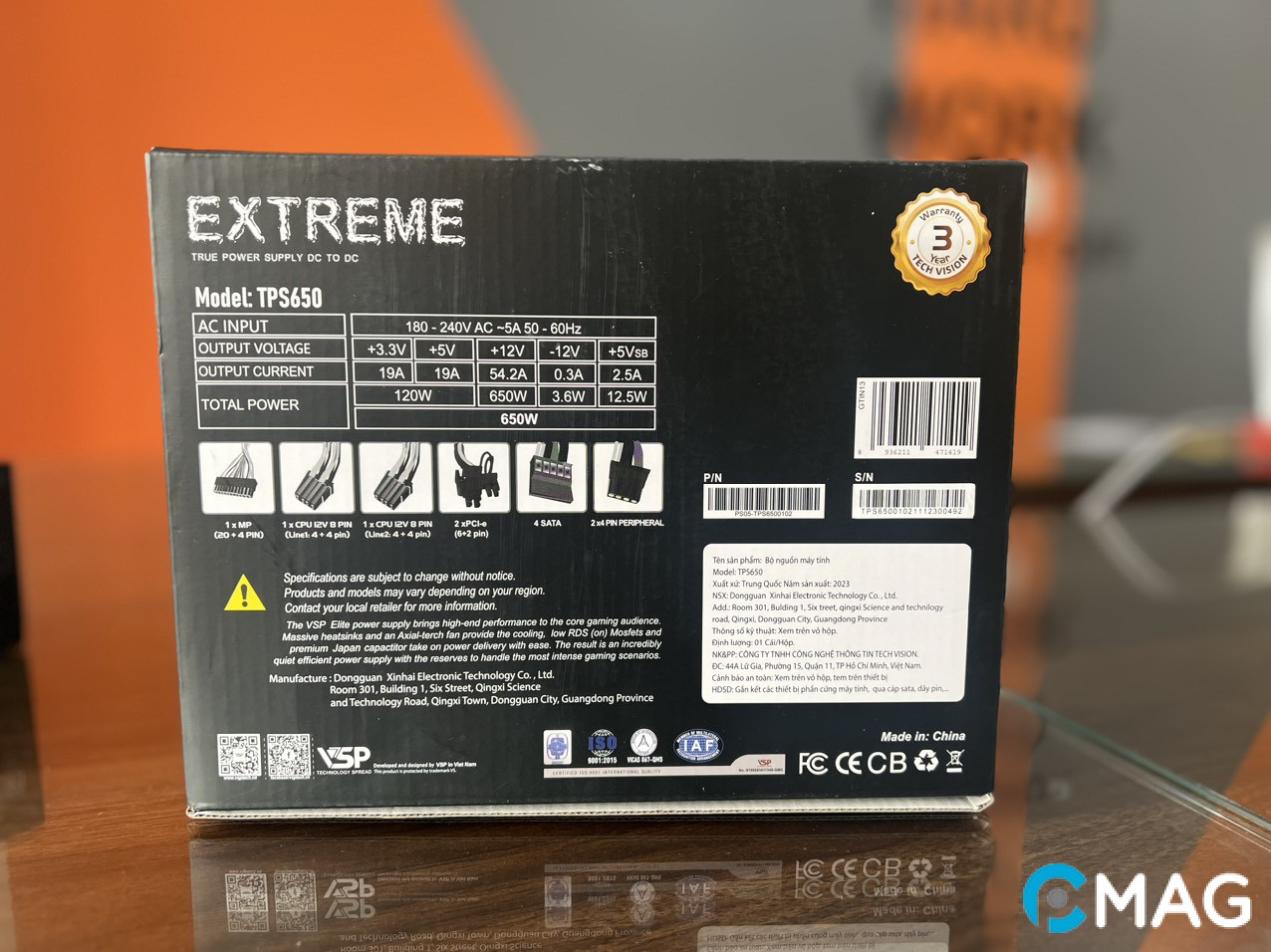 Đánh giá bộ nguồn VSP TPS650 Extreme – Cải tiến mạnh mẽ với nhiều ưu điểm đáng giá trong phân khúc