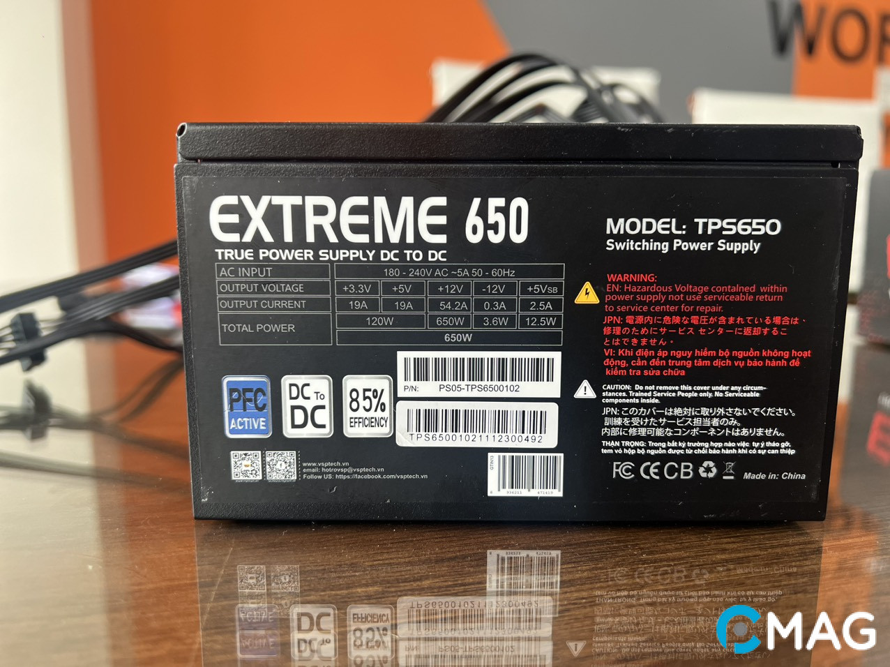 Đánh giá bộ nguồn VSP TPS650 Extreme – Cải tiến mạnh mẽ với nhiều ưu điểm đáng giá trong phân khúc