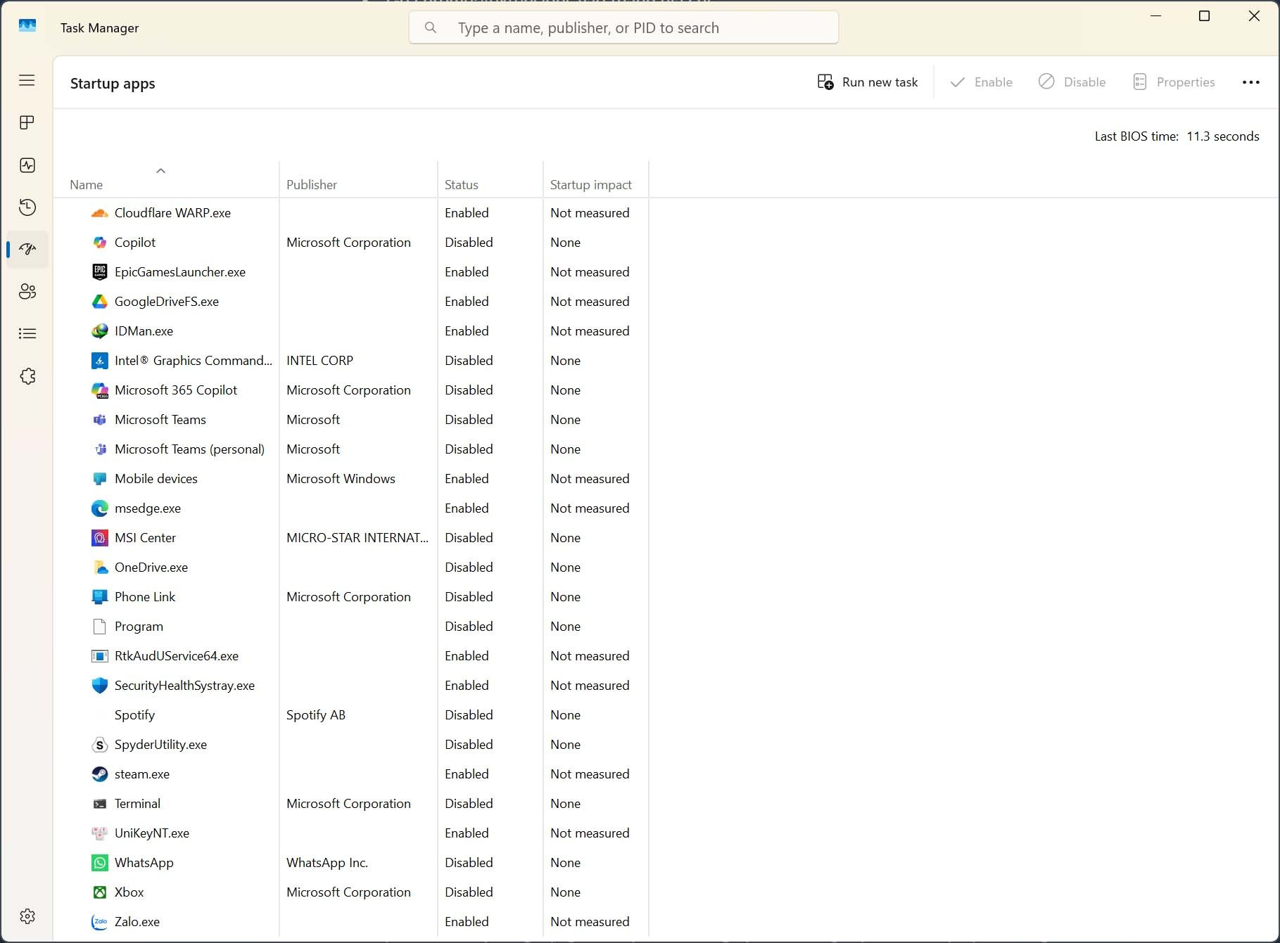 Cách giảm sử dụng RAM trên Windows 11