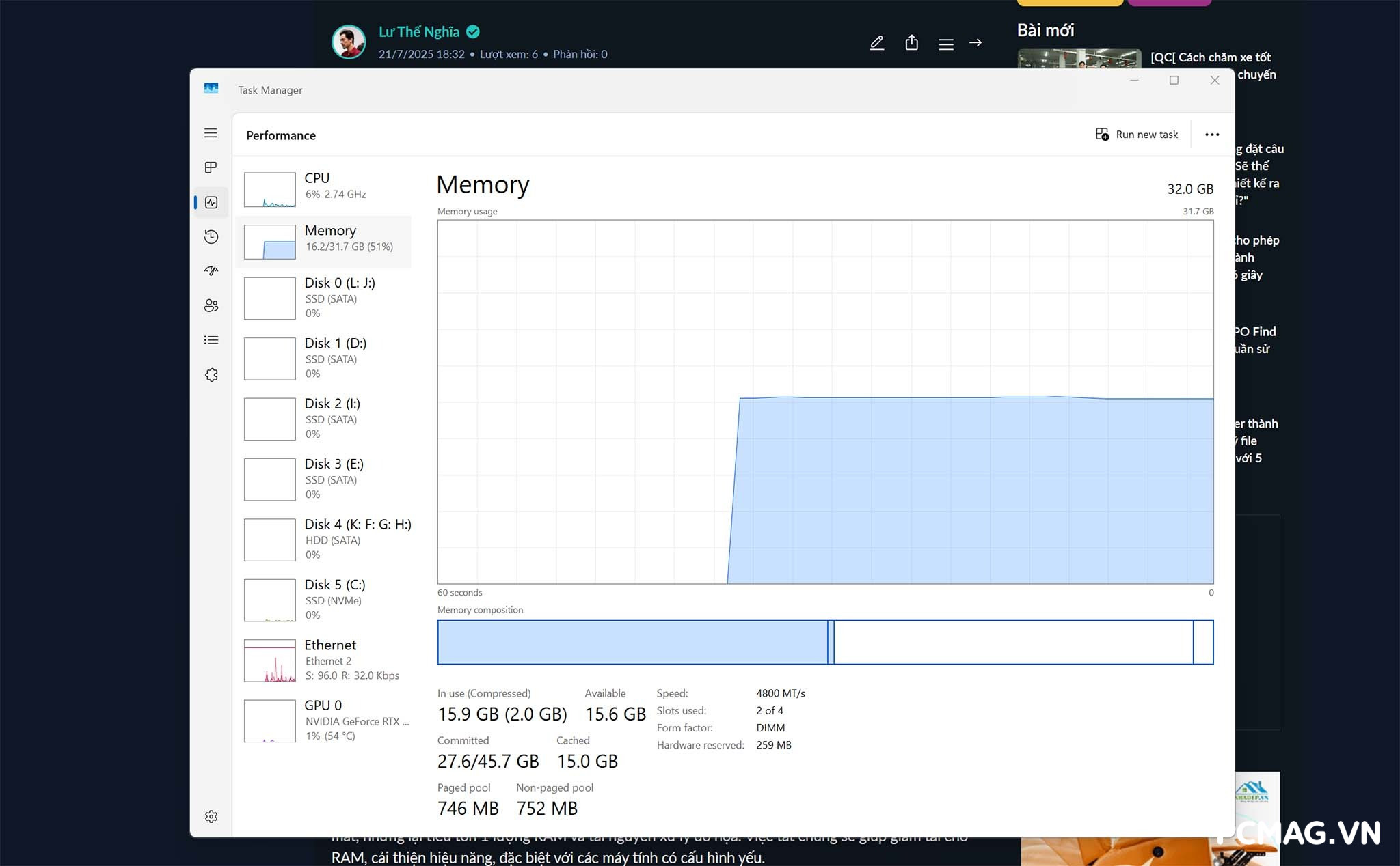 Cách giảm sử dụng RAM trên Windows 11