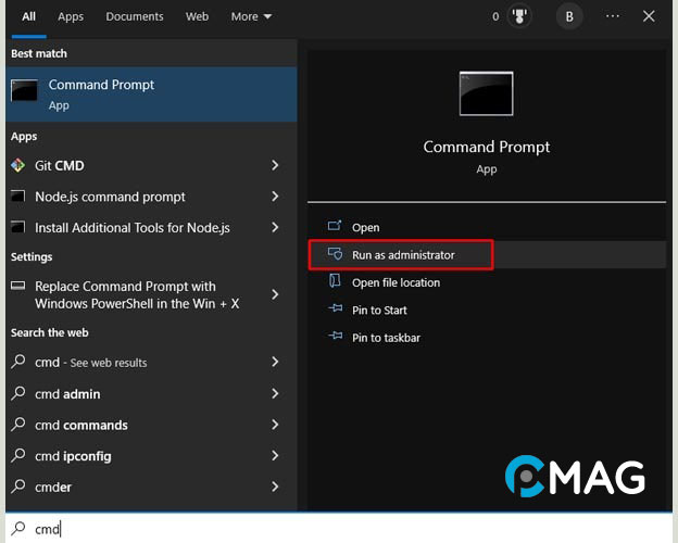 convert-exfat-sang-fat32-2 Thông qua Command Prompt
