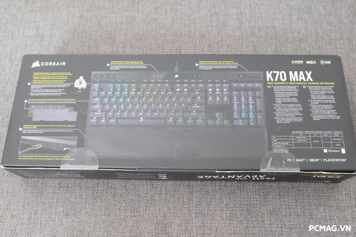 Corsair K70 Max - Đánh Giá Gaming Gear