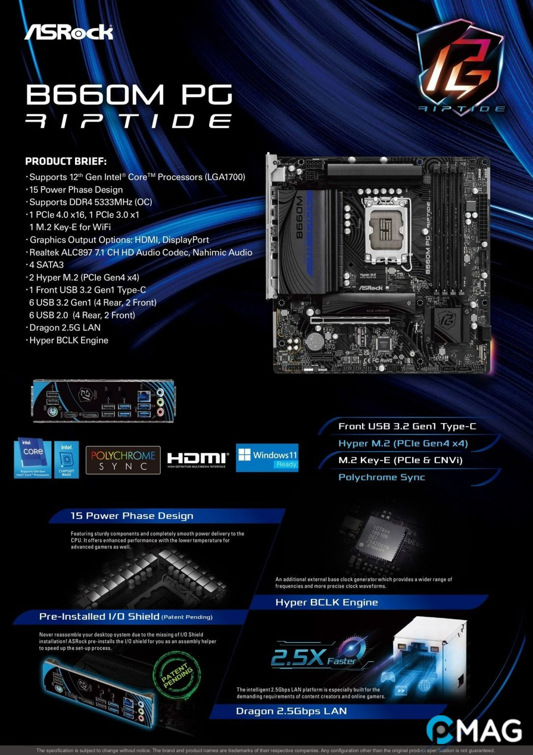 Đánh giá ASRock B660M PG Riptide – Vị vua mới ở phân khúc chủ đạo