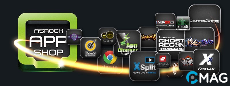 Bộ công cụ ASRock Live Update & APP SHOP