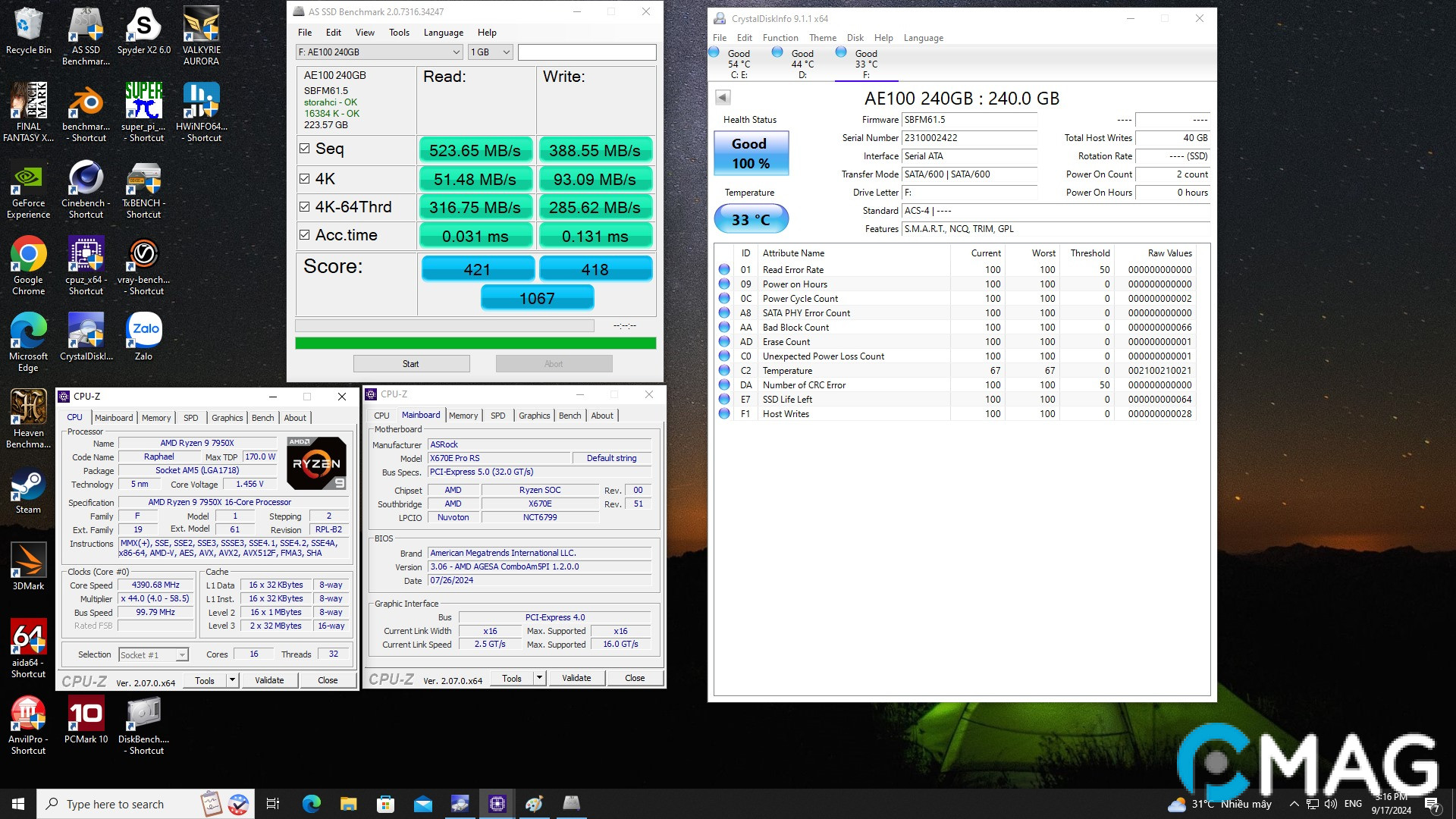 Dynabook AE100 – SSD SATA cho nhu cầu truy xuất nhanh!