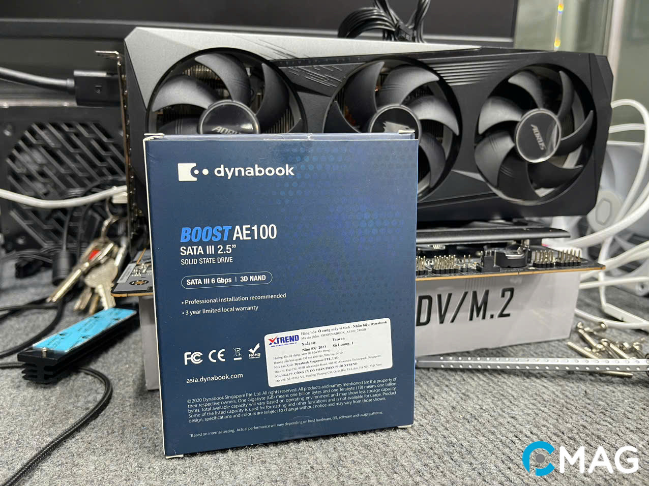 Dynabook AE100 – SSD SATA cho nhu cầu truy xuất nhanh!