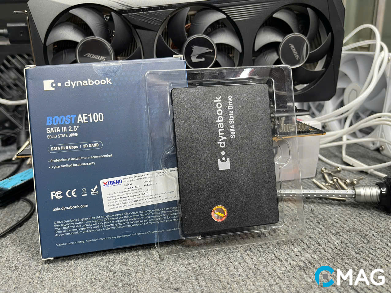 Dynabook AE100 – SSD SATA cho nhu cầu truy xuất nhanh!