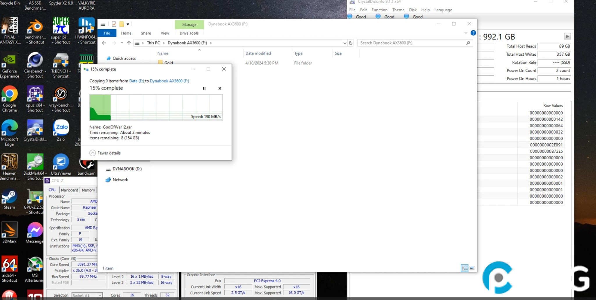 Dynabook Boost AX3600 – SSD Gen 3 phù hợp ở phân khúc chủ đạo