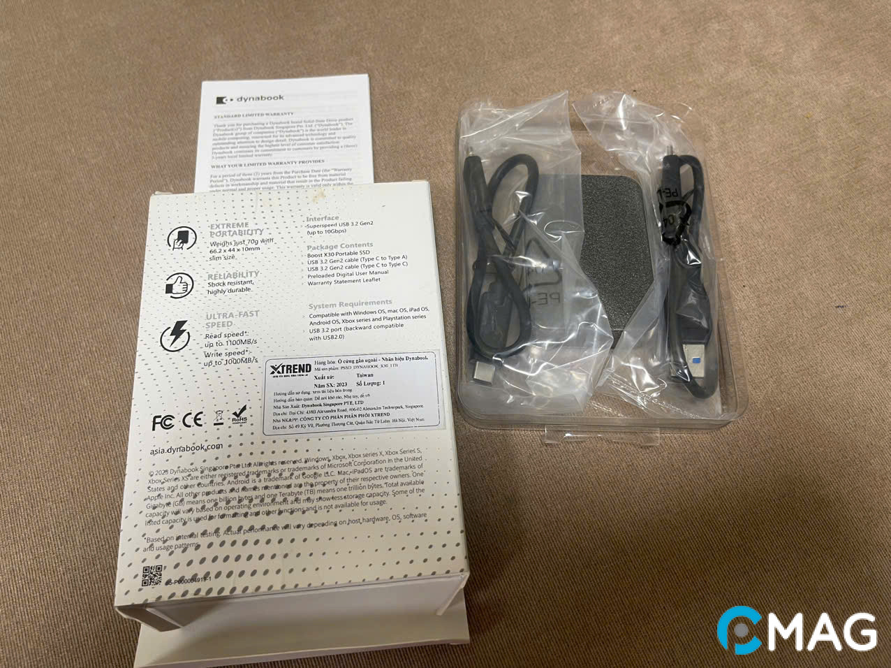 Đánh giá Dynabook Boost X30 – ổ cứng di động mang dòng máu Toshiba