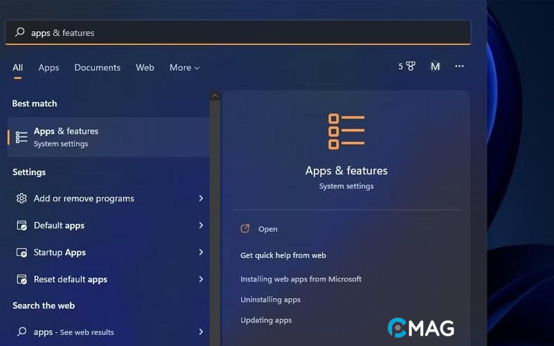 fix-loi-the-system-cannot-find-the-path-specified-window-11 Repair hoặc Update Visual C++ Redistributables