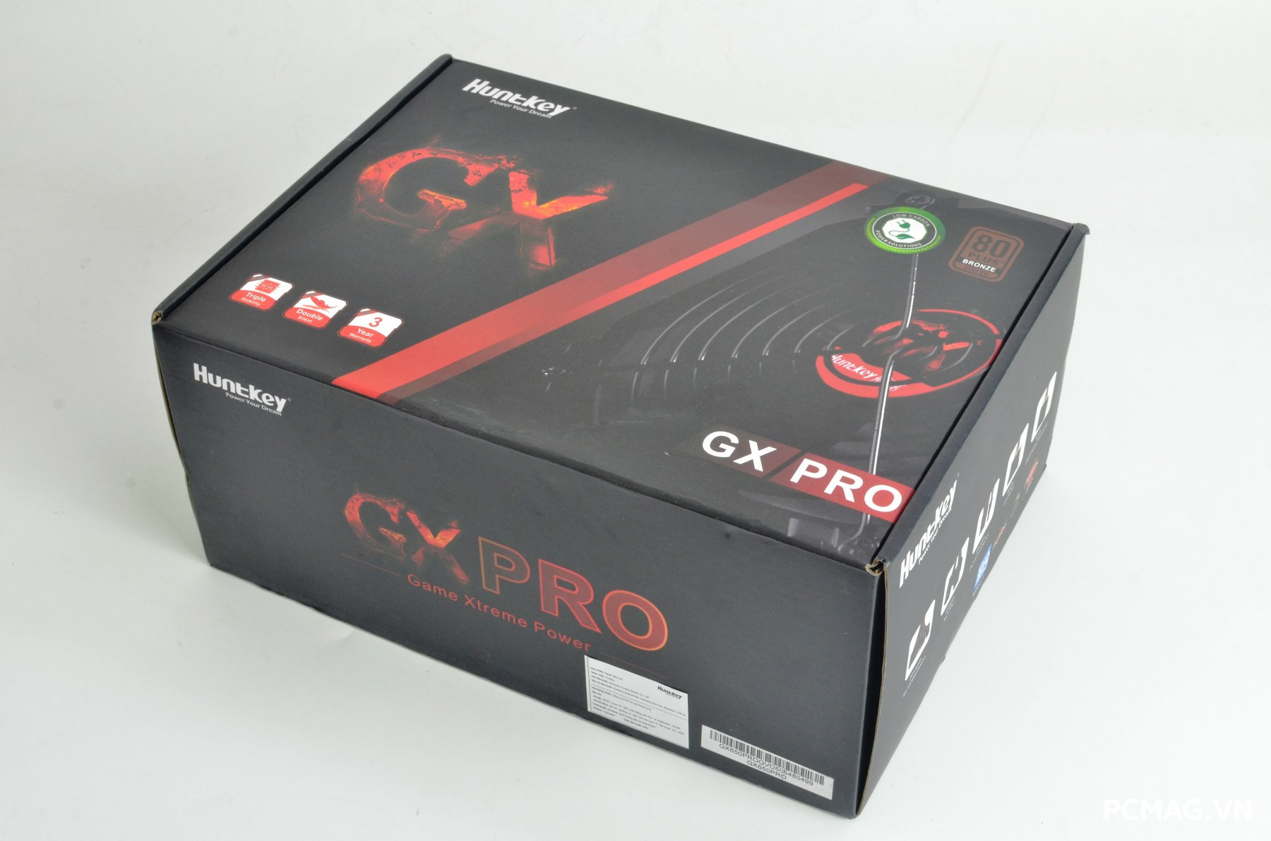 Đánh giá PSU Huntkey GX650PRO 650W