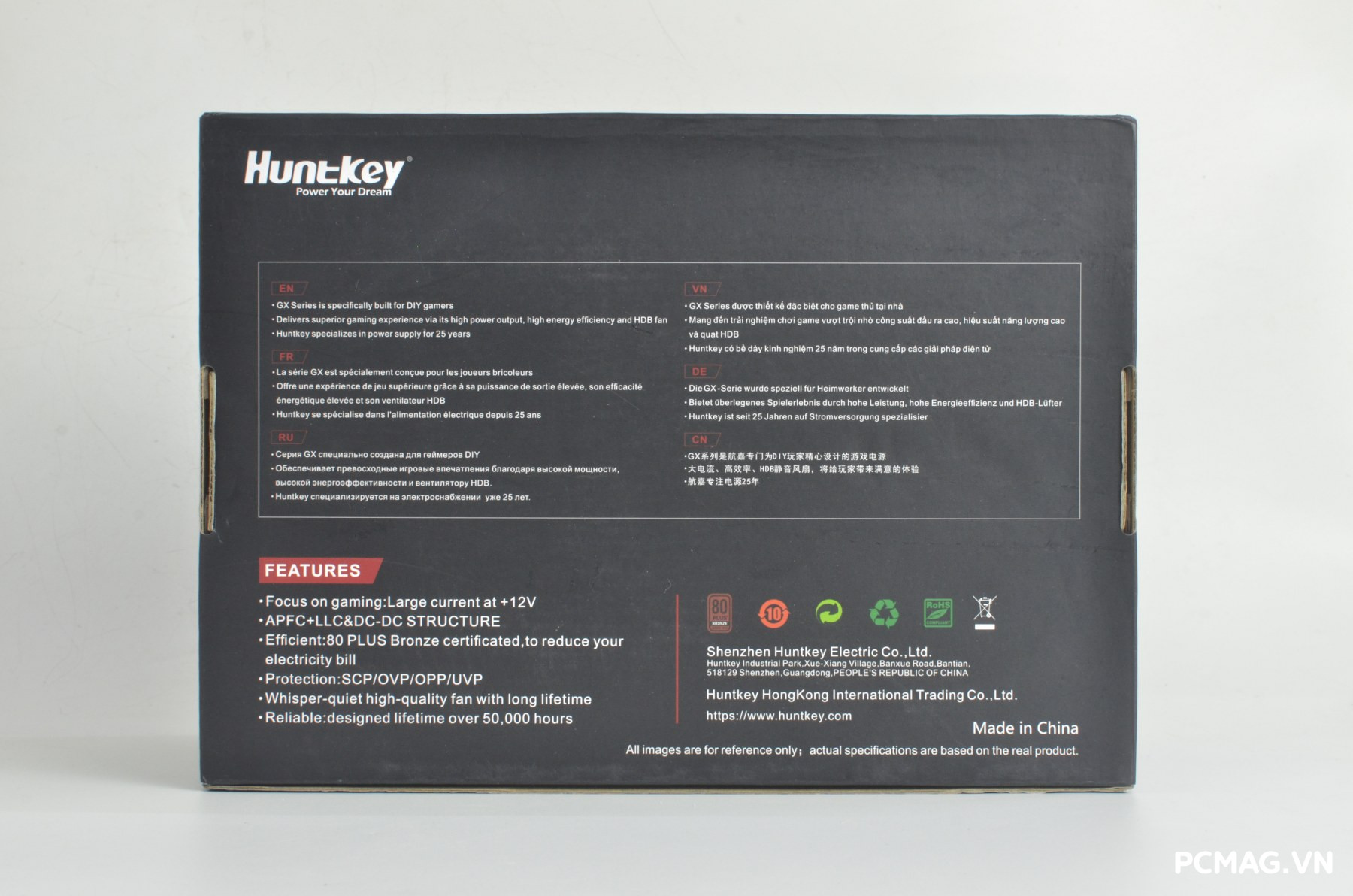 Đánh giá PSU Huntkey GX650PRO 650W