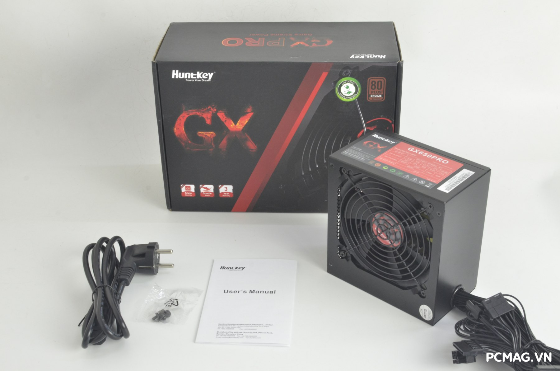 Đánh giá PSU Huntkey GX650PRO 650W