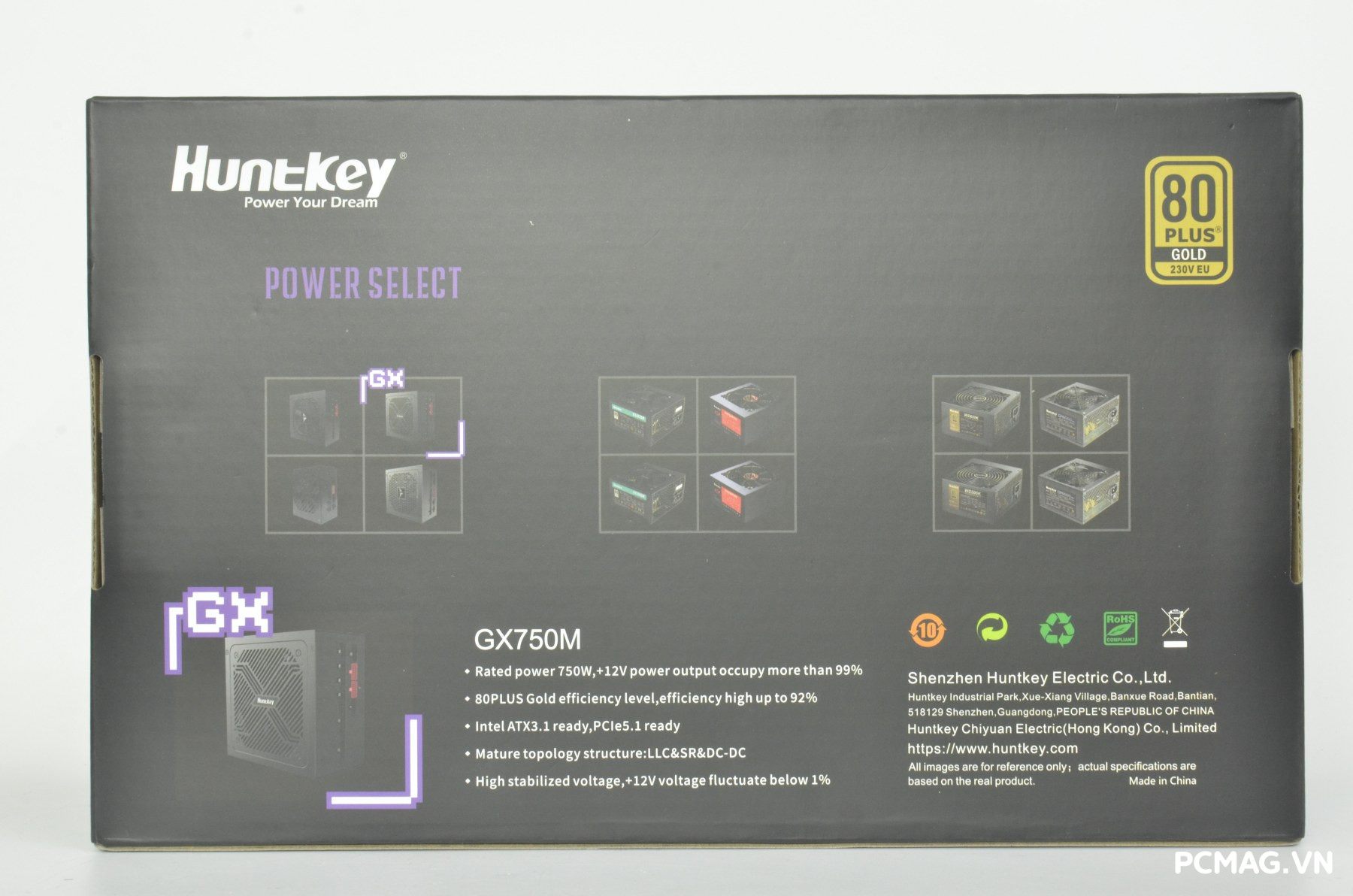 Huntkey GX750M 750W ATX3.1/PCIe5.1
