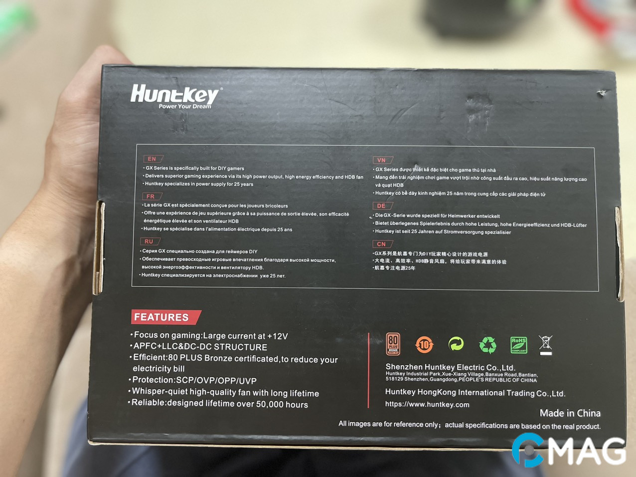 Huntkey GX750Pro 750W – Bộ nguồn hướng tới các game thủ