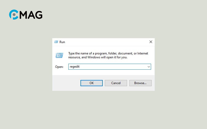 Chỉnh sửa cài đặt trong Registry Editor