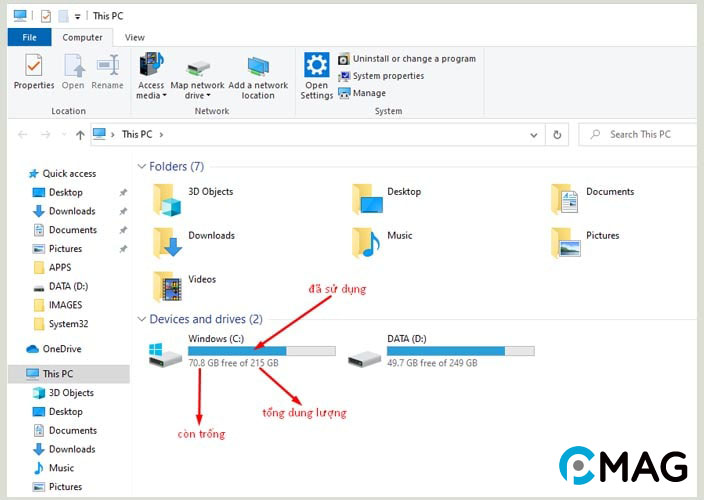 kiem-tra-dung-luong-o-cung-1 Thông qua Windows Explorer