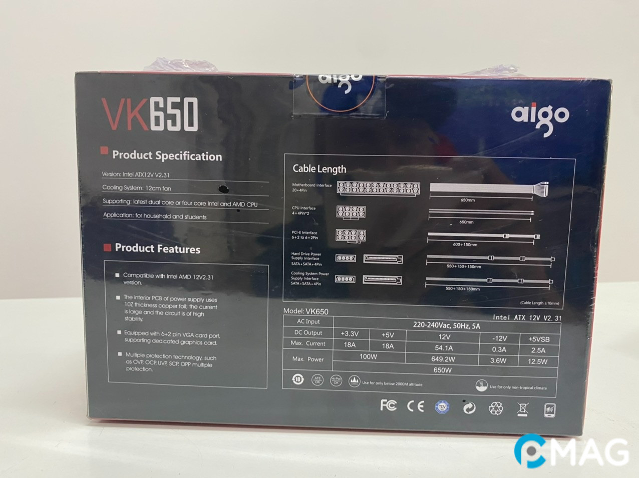 Đánh giá PSU AIGO VK650 – Thêm lựa chọn ở phân khúc chủ đạo