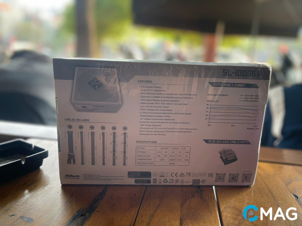 PSU ASRock Steel Legend SL-1000GW: Bộ nguồn ánh lên chất thép huyền thoại!