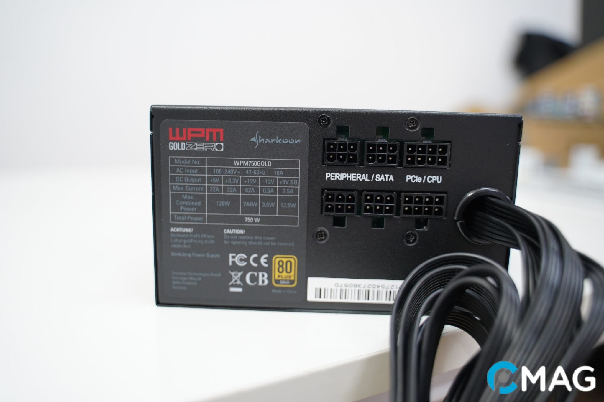 Đánh giá PSU Sharkoon WPM Gold ZEZO 750W – Thêm lựa chọn cho người dùng ở phân khúc tầm trung