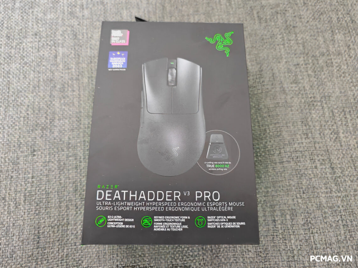 Razer DeathAdder V3 Pro Wireless True 8000Hz - Đánh Giá Gaming Gear