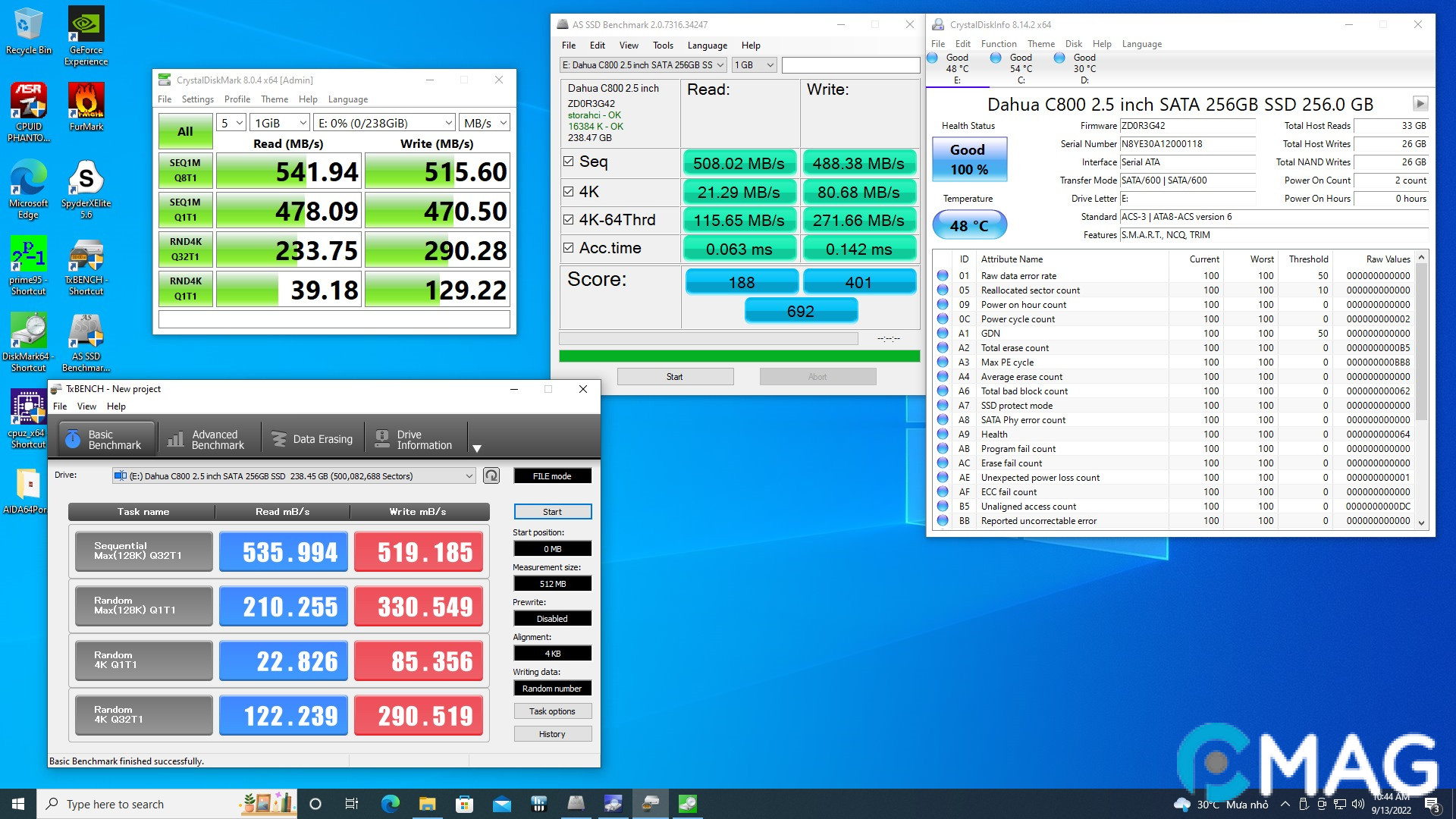 Hệ thống PC thử nghiệm