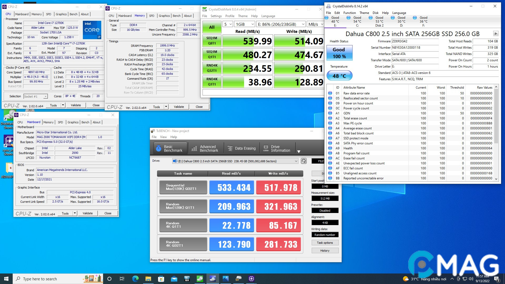 Hệ thống PC thử nghiệm