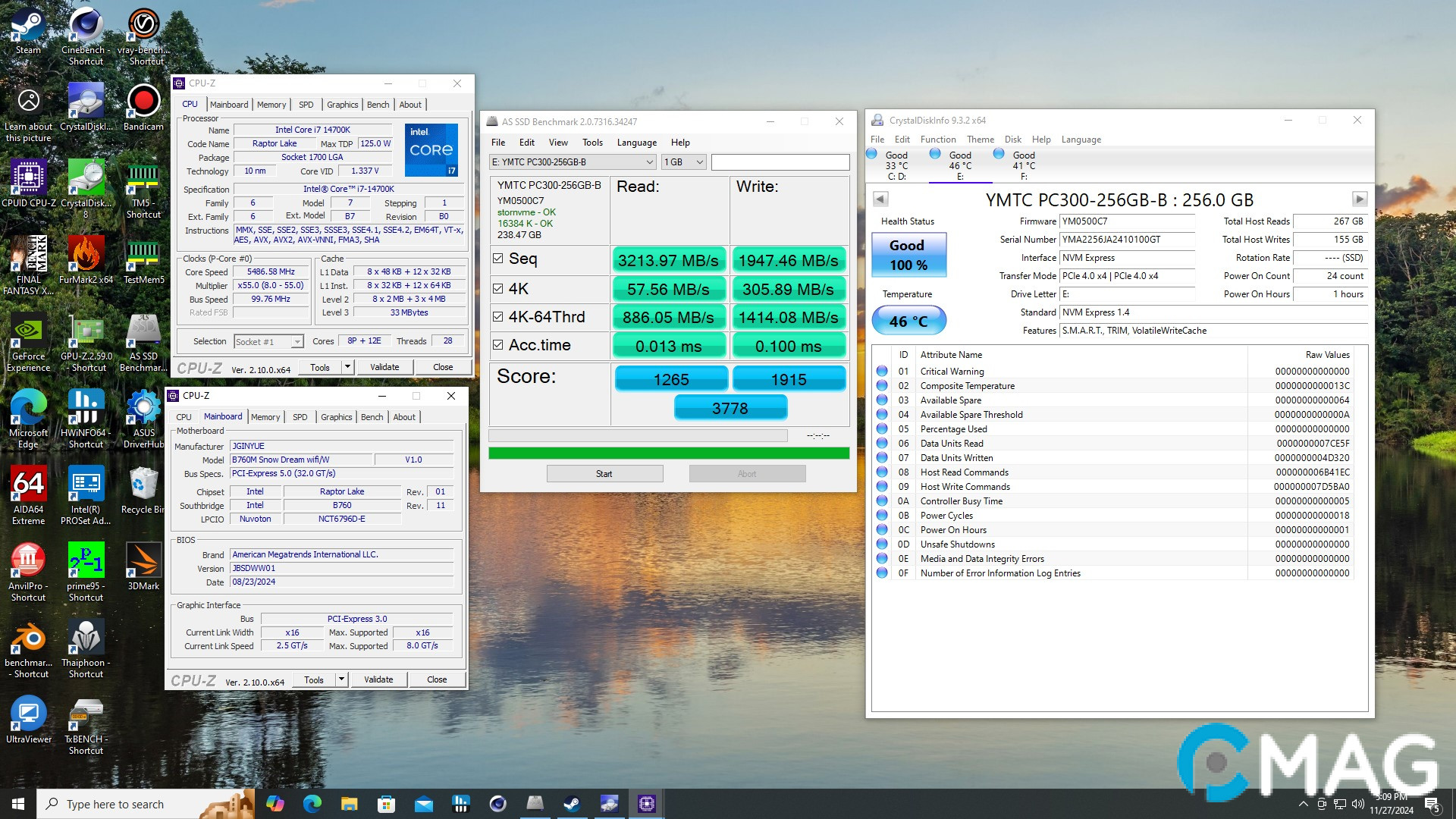 Đánh giá SSD YMTC PC300 256GB – Hiệu suất tuyệt vời, giá cả rất hợp lý!